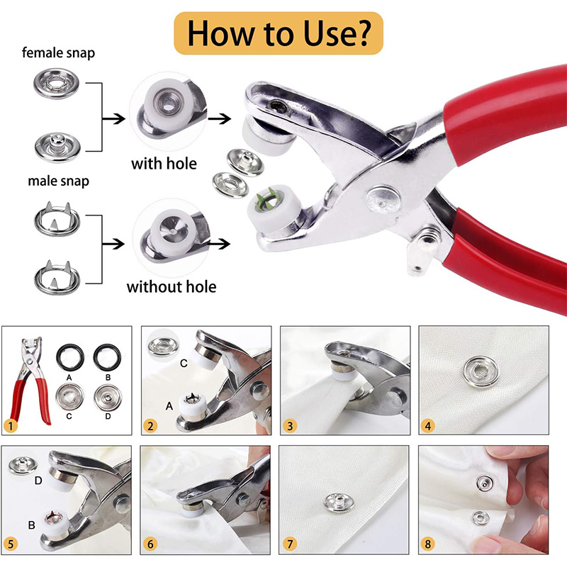 100 Sets Snap Pliers Automatic - đánh giá và giá Home Automation Diy