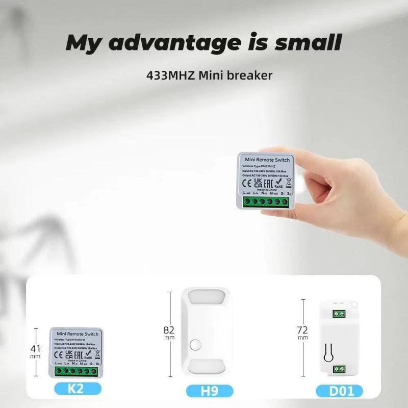 RF 433 MHz Smart Switch Mini D - đánh giá và giá Diy Home Automation Controller